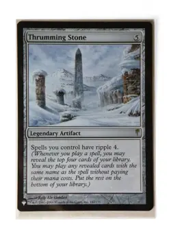 MTG: The List Reprints: Thrumming Stone, Near Mint Never Played - Image 1