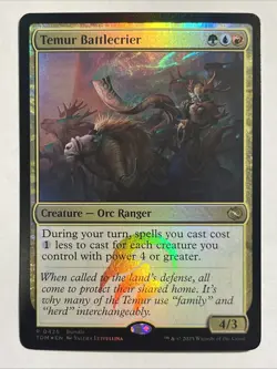 Temur Battlecrier (TDM BNDL) Unique and Miscellaneous Promos Foil - Image 1