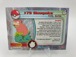 #79 Slowpoke Topps TV Animation Edition Blue Label Pokemon Trading Card - Image 3