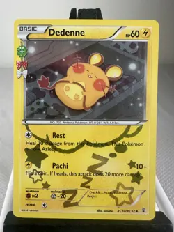 Pokemon TCG Dedenne RC10/RC32 Generations Reverse Holo Radiant Collection LP - Image 1