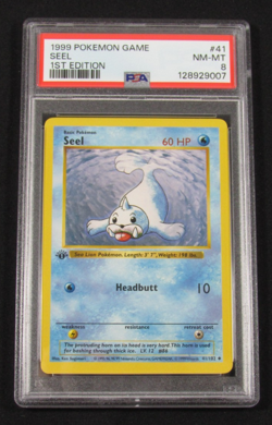 1999 Pokemon Game SEEL 1ST EDITION 41/102 PSA 8 NM-MT - Image 1
