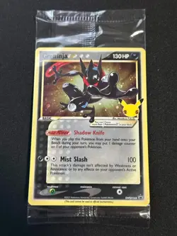 SEALED Greninja Gold Star SWSH144 Pokemon Celebrations Black Star PROMO - Image 1