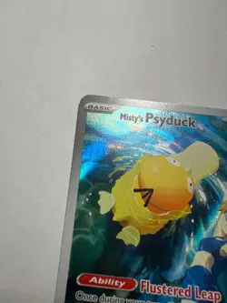 Pokemon Misty's Psyduck 193/182 Sv10: Destined Rivals Holo NM - Image 3