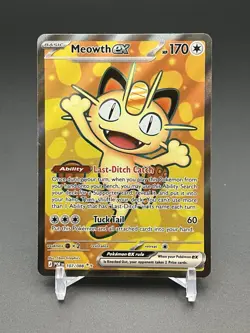 Pokemon TCG Meowth ex 107/088 Me03: Perfect Order EN Ultra Rare - Image 1