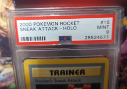 2000 Pokemon Rocket Sneak Attack Holo #16 PSA 9 Mint - Image 2