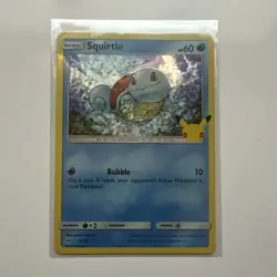 The Pokemon Company Squirtle 017/025 McDonald's 25th Anniv Promo Holo EN 60HP - Image 1