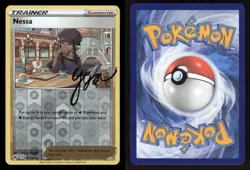 Nessa 136/159 Holo Rare Crown Zenith Pokemon Reverse Holo NM/M - Image 3