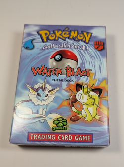 Pokemon TCG Jungle Water Blast Theme Deck 1999 CiB Opened - Image 1
