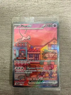 MEW EX 2023 POKEMON SCARLET & VIOLET BLACK STAR PROMO #053 NM Near Mint! - Image 1