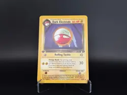 Dark Electrode - 34/82 1st Edition | Team Rocket POKEMON TCG Vintage LP/MP - Image 1