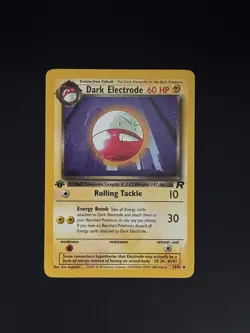 Dark Electrode - 34/82 1st Edition | Team Rocket POKEMON TCG Vintage LP/MP - Image 3