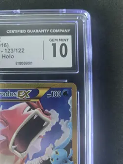 Pokemon Gyarados EX XY Breakpoint Secret Rare Full Art #123 CGC 10 Gem Mint - Image 4