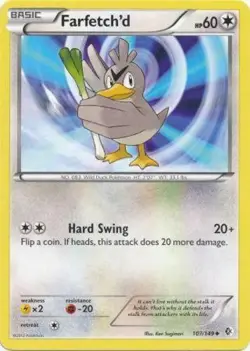 4x NM-Mint Farfetch'd - 107/149 - Uncommon Pokemon Boundaries Crossed - Image 1