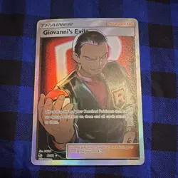Pokemon TCG Giovanni's Exile 67/68 Hidden Fates Ultra Rare Holo Full Art 2019 - Image 1