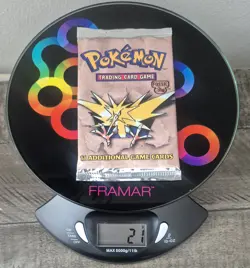 **SEALED Pokemon 1999 WOC Fossil Booster Pack Zapdos - Image 1
