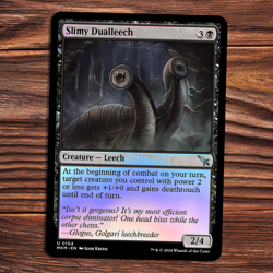 Slimy Dualleech - FOIL - Murders at Karlov Manor - Magic the Gathering - Image 1