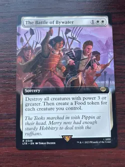 1x BORDERLESS THE BATTLE OF BYWATER - Lord of the Rings - MTG - Magic - Image 1