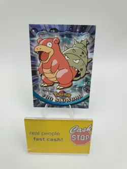 #80 Slowbro Topps TV Animation Edition Blue Label Pokemon Trading Card - Image 1