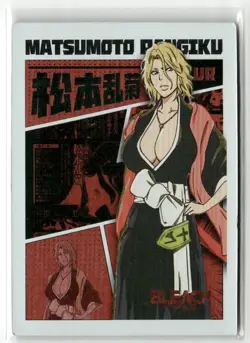 MATSUMOTO RANGIKU UR UR-09 Bleach Thousand Year Blood War Anime Collectible Card - Image 1