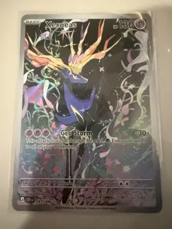 Pokemon TCG Xerneas 091/086 2026 Illustration Rare Full Art Holo Card - Image 1