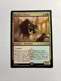 Herald of Ilharg - Ravnica: Clue Edition MTG Plus Bonus Card!!! - Image 1