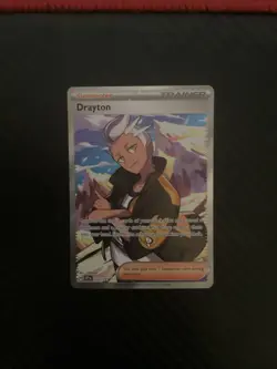 Drayton - 232/191 - Pokemon Surging Sparks Full Art Holo Card NM - Image 1