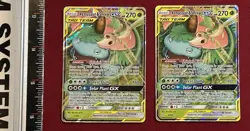 2019 Pokemon Venusaur & Snivy GX, 1/236, Sun & Moon, Cosmic Eclipse, 2 Cards - Image 5
