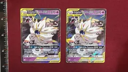 2019 Pokemon Solgaleo & Lunala GX, 75/236, Sun & Moon, Cosmic Eclipse, 2 Cards - Image 1