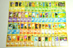 Pokemon card LOT 60 Old Back Japanese Pikachu Slowbro Psyduck Smoochum Eevee etc - Image 1