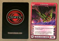 CHAOTIC 2007 RARRAN, Creature UnderWorld Scout 1st. Edition CARD # 47-232 - Image 1