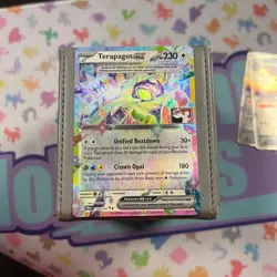 Terapagos ex 128/142 Play Stamp Prize Pack - NM Pokemon Card - Image 1
