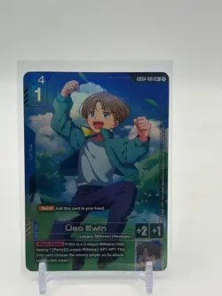 Gundam Card Game Phantom Aria Uso Ewin GD04-081 R+ Rare+ Alternate Alt Art NM - Image 1