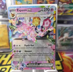 Pokemon Card - Espeon ex Prismatic Evolutions 034/131 Holo - Image 1