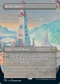 Urza's Tower (Borderless) -Foil Near Mint MTG Double Masters - Image 1
