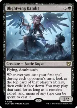 BLIGHTWING BANDIT X 4 N/M WILDS OF ELDRAINE COMMANDER MTG - Image 1