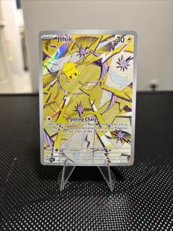 Pokemon TCG Joltik Card 150/142 Stellar Crown Illustration - Image 1