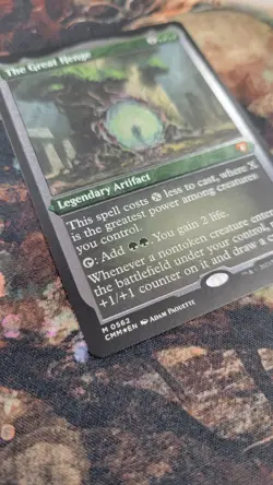 MTG The Great Henge Commander Masters FOIL Etched NM/Mint - Image 2