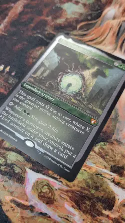MTG The Great Henge Commander Masters FOIL Etched NM/Mint - Image 3
