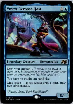 Vnwxt, Verbose Host 73 Rare Aetherdrift Magic: The Gathering Foil Near Mint - Image 1