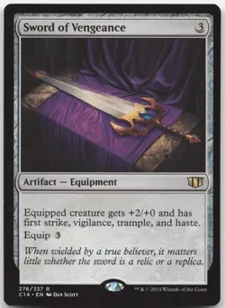 Sword of Vengeance - Commander 2014 - Rare - Magic: The Gathering - Image 1