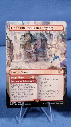 Lindblum, Industrial Regency - Borderless And Regular NM 312 MTG Magic - Image 2