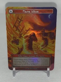 Sorcery Contested Realm: Alpha Flame Wave Foil - Image 1