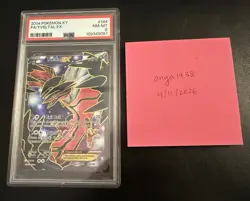 Pokemon 2014 XY Base Yveltal EX #144 Full Art Holo PSA 8 - Image 1