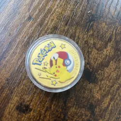 Pokemon Pikachu Gold Collectible Commemorative Coin Gift Rare Pokemon Coin - Image 1
