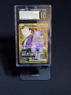 Pokemon Sv10 Glory of Team Rocket Ultra Rare Mewtwo ex 130/098 CGC 10 Japanese - Image 1