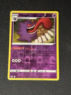 Pokemon TGC Gengar Reverse Holo 57/198 Chilling Reign - Image 1
