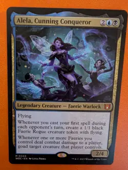 Alela, Cunning Conqueror Commander: Wilds of Eldraine Regular - Image 1