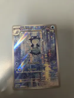 Poliwhirl 176/165 Illustration Rare 151 Pokemon Holo Near Mint - Image 2