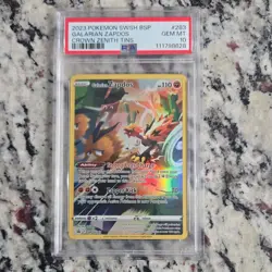 Pokemon TCG Galarian Zapdos SWSH283 Sword & Shield Promo Holo PSA 10 - Image 1