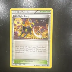 Pokemon All-Night Party 96/122 Breakpoint Trainer Stadium Uncommon English - Image 1